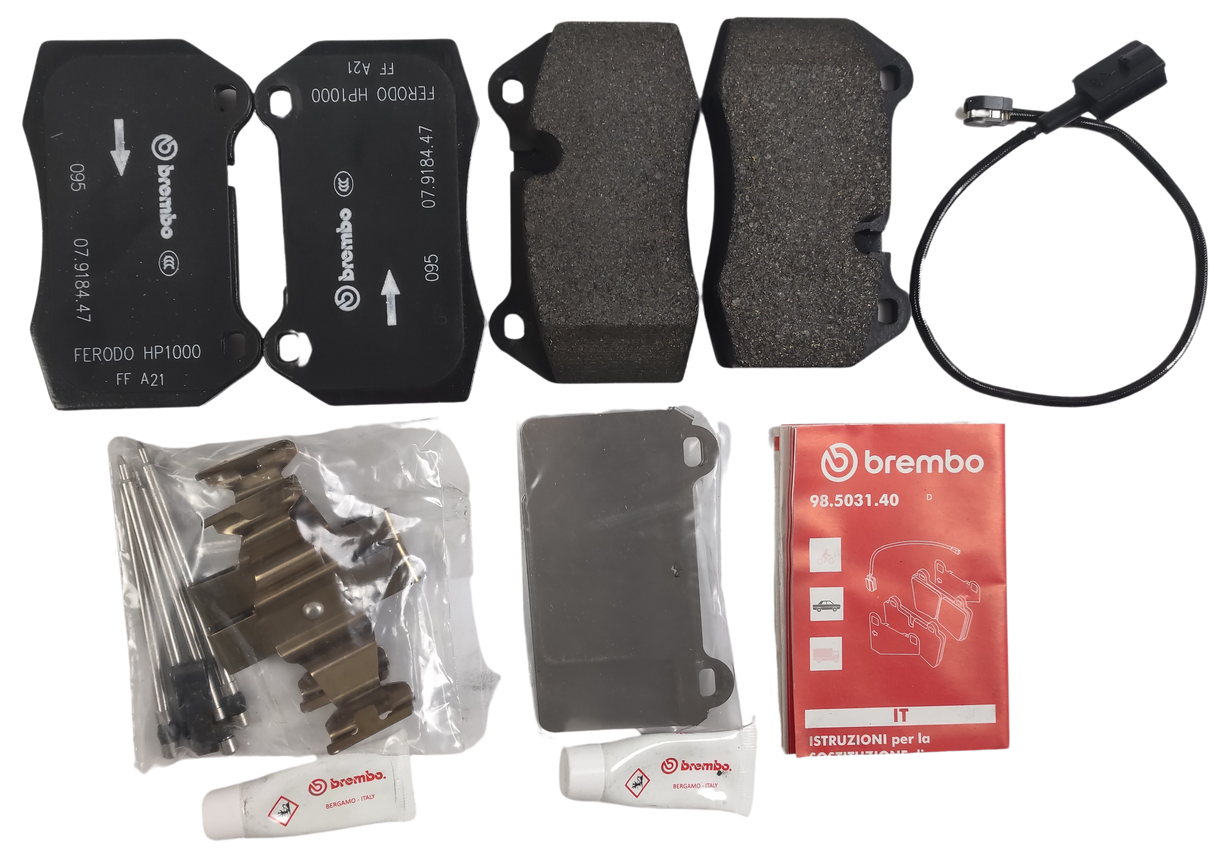Original Maserati Front Brake Pad Set 673012042