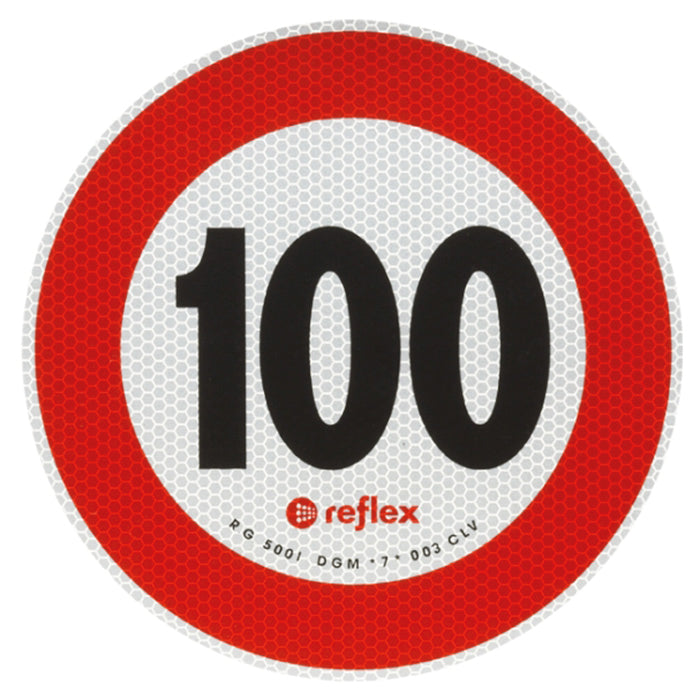 UNIVERSALE Limite Velocità 100KM Adesivo | Fratelli Leo.