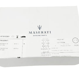 Original Maserati Front Brake Pad Set 673012042