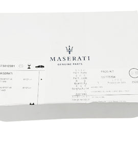 Original Maserati Front Brake Pad Set 673012042