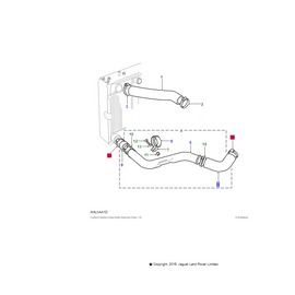 TUBO FLESSIBILE D'ARIA LAND ROVER PNH102082