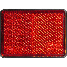 UNIVERSALE Catadiottro 63x51 Adesivo Rosso | Fratelli Leo.